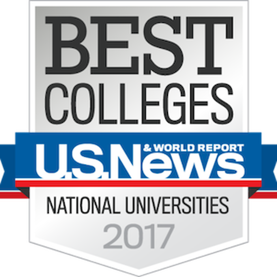 The US News and World Report best colleges badge